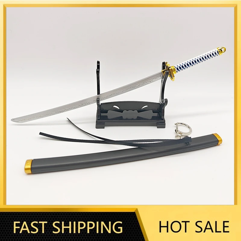 22 ซม.Vergil Yama Katana กับ Scabbard Devil May เกมอุปกรณ์ต่อพ่วงโลหะทั้งหมดอาวุธรุ่น Dante ดาบ Cry 5 ยาวมีดหัตถกรรมของเล่น