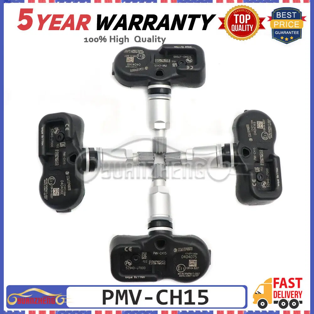 Система мониторинга давления в шинах 52940-J7000 PMV-CH15 Car TPMS для Kia Forte K3 Ceed продолжить Xceed 2019-2020 433 МГц Система мониторинга давления в шинах 52940-J7000 PMV-CH15 Car TPMS для Kia Forte K3 Ceed продолжить Xceed 2019-2020 433 МГц