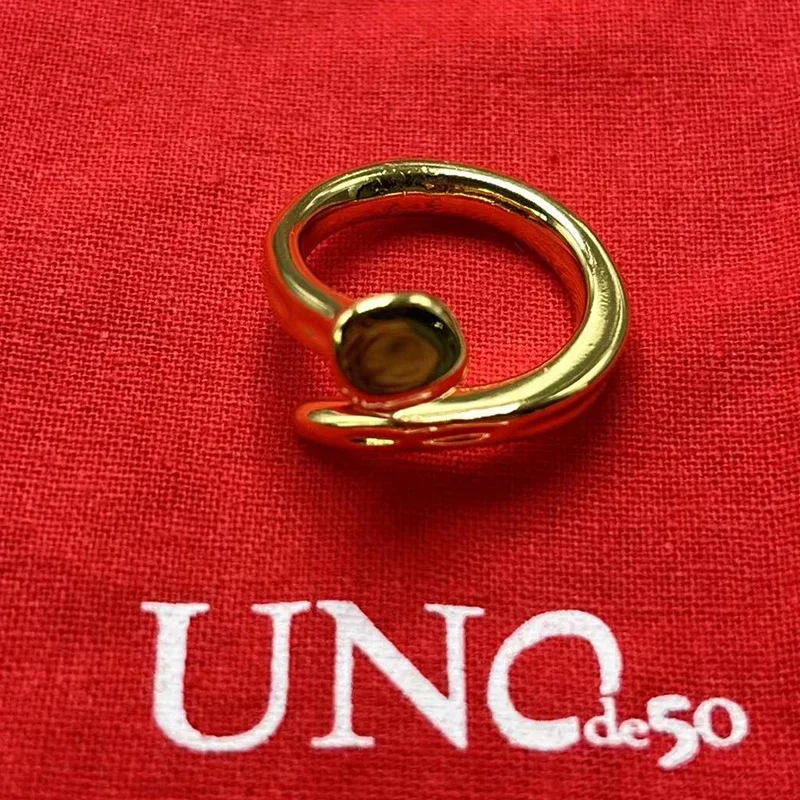 2023 unode50 heißer Verkauf Spanisch hochwertige Frauen exquisite Ring romantische Urlaub Schmuck Geschenkt üte mit Tasche