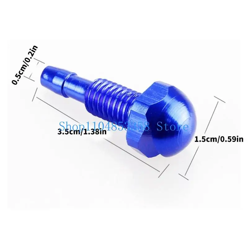 652F Auto Doppi Fori Tergicristalli Ugello Tergicristallo Spruzzatore Acqua Getti Universali