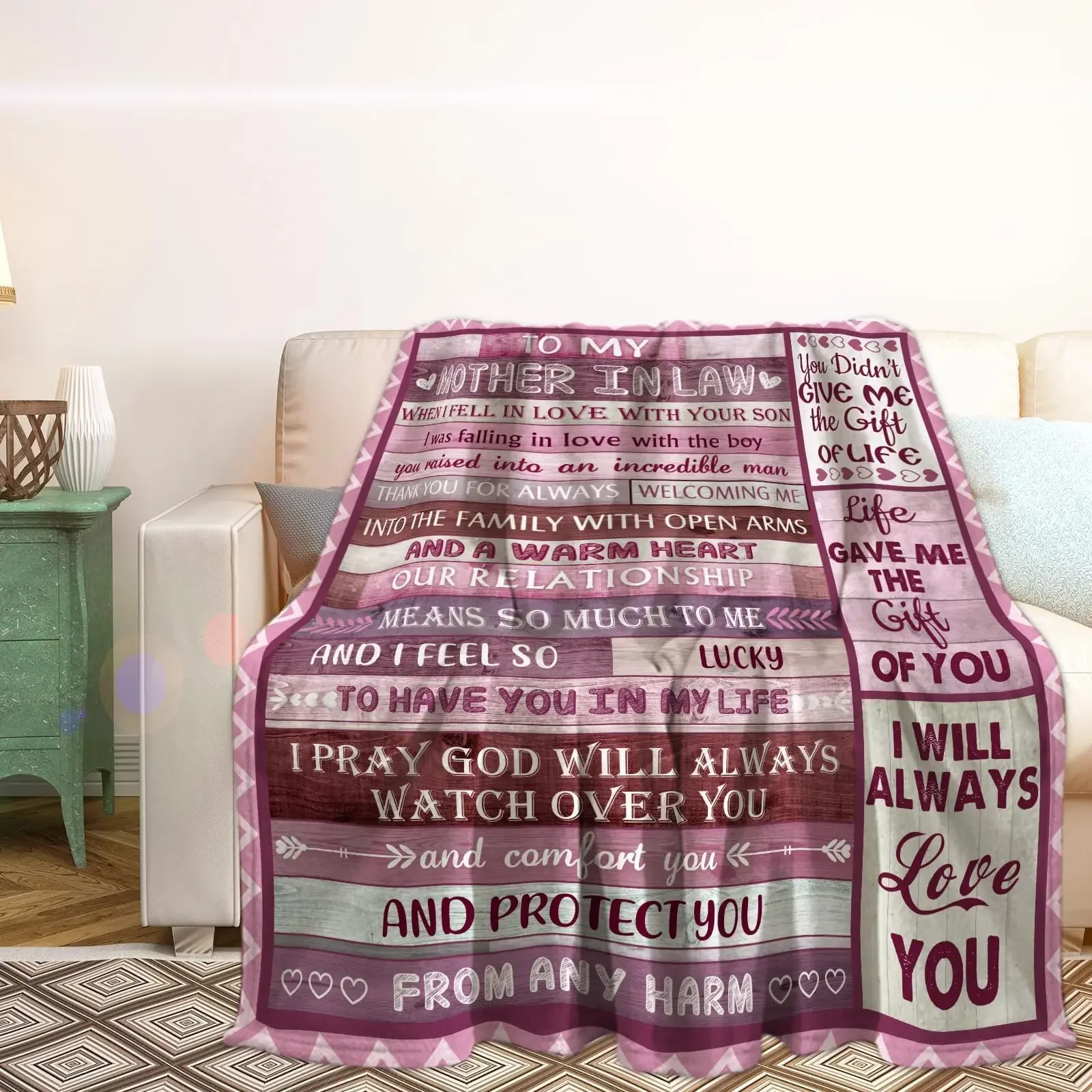 Mother in Law Gift Blankets, Birthday, Christmas, Mother\'s Day Gifts blankets for beds  blankets  thin blanket  throw blanket