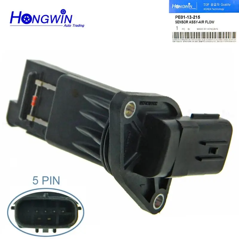

E5T62271 PE01-13-215 PE0113215 Mass Air Flow Meter MAF Sensor For Mazda 3 6 CX-5 2.0L 2.3L 2.5L 2.0 2.3 2.5L