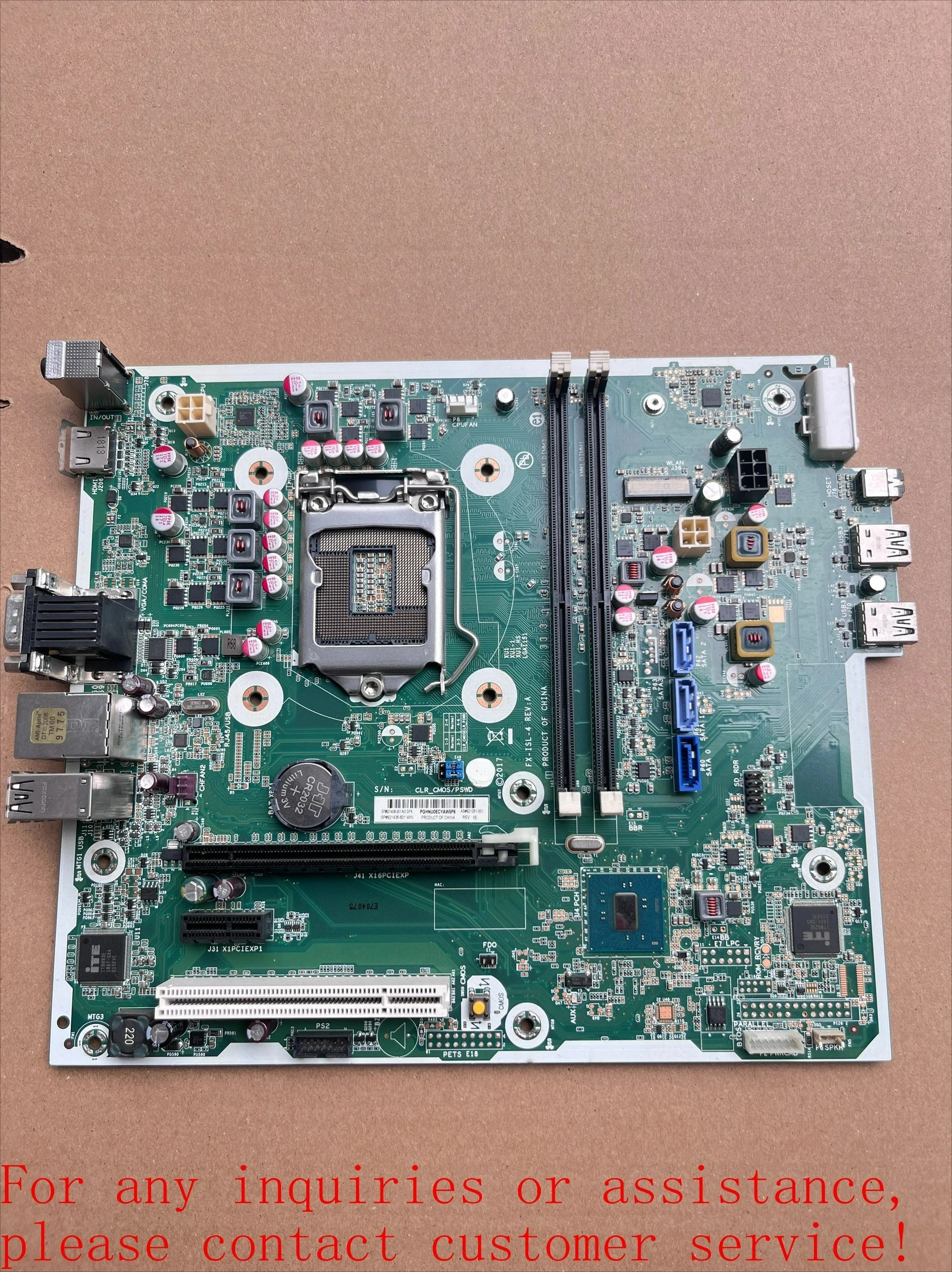 For HP 280 282 288 G3 MT main board 921261-001 921436-001 Support 6th generation   (store code: 0633)
