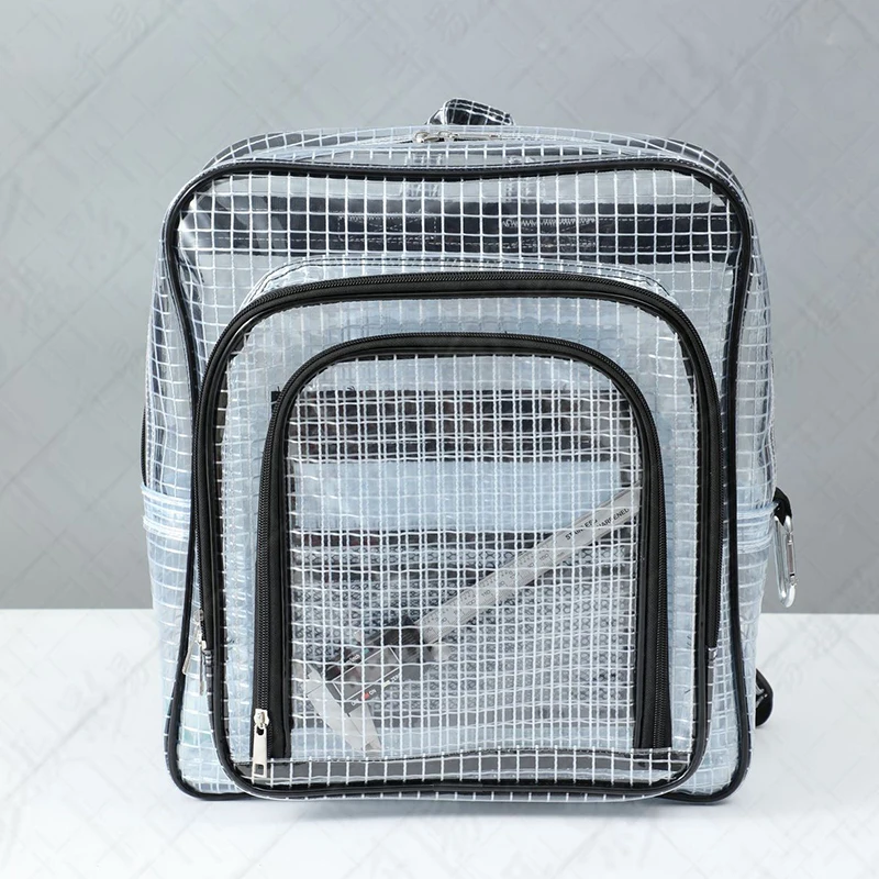

17 Inch PVC Anti-static Tool Shoulder Bag Dust-free Transparent Mesh Tool Bag Backpack Storage Organizer Tools Bags Electrician