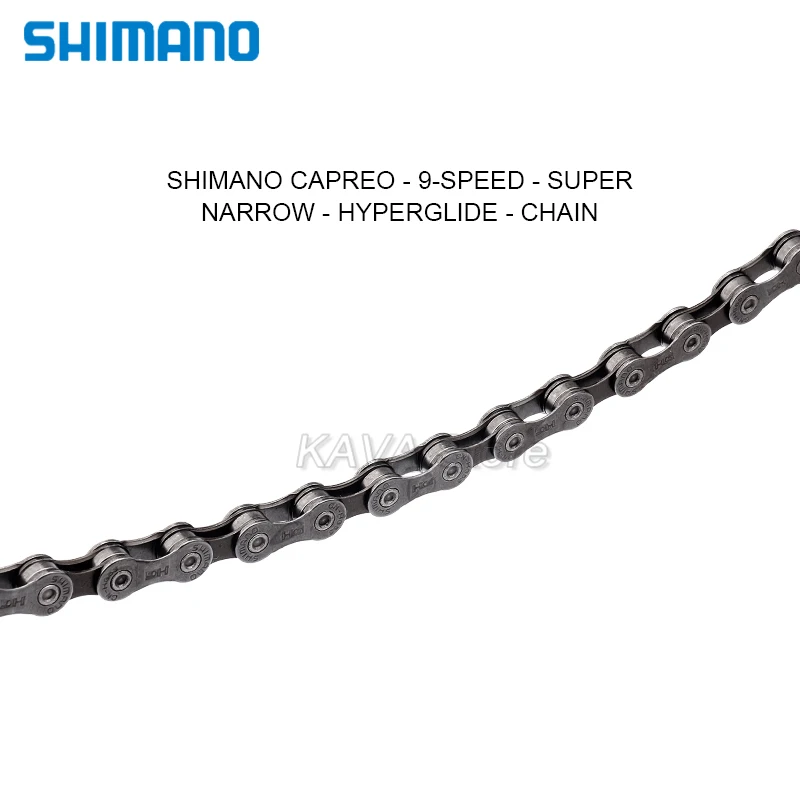 Shimano CAPREO HG53 9 Speed MTB Chain 112 Links Mountain Bike 9S Chains Bicycle 9V Current Cycling Parts