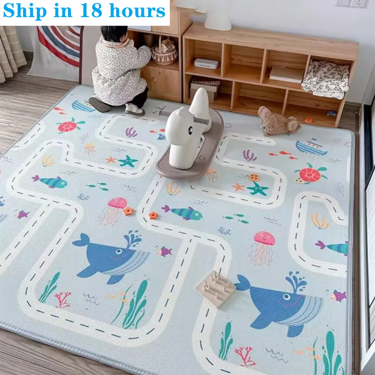 

Large New Style Baby Game Mats Cartoon Pattern Baby Play Mat Puzzle Children's Mat Baby Climbing Pad Kids Rug Toys for Children