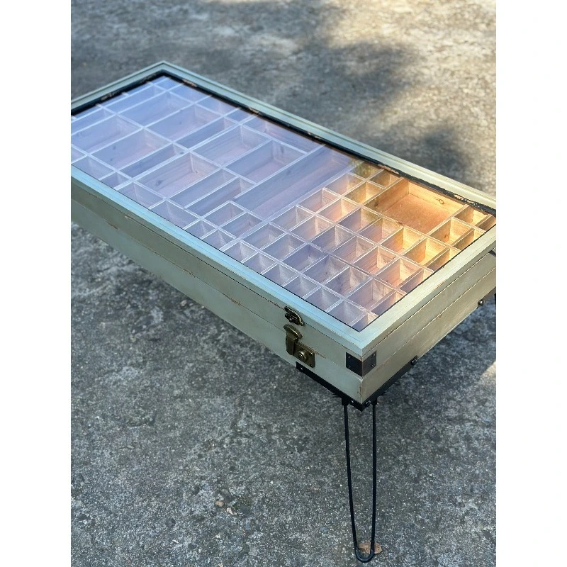 Retro treasure cabinet, storage cabinet, coffee table, casual table