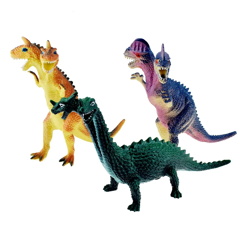 Simulation Dinosaur Toy Plastic Jurassic Play Two Heads Dinosaur Monster Model Action & Figures Best Gift For Boys