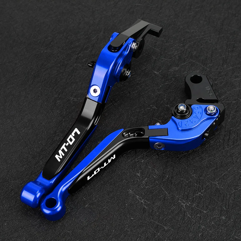 CNC For Yamaha MT-07 MT 07 Motorcycle Adjustable Folding Extendable Brake Clutch Lever Handle MT07 2014-2023 2019 2020 2021 2022