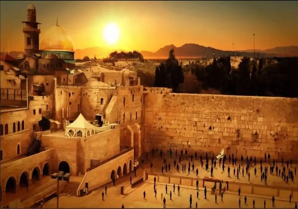 

Israel Sunset Jerusalem West Wailing Sunset backdrops party photography backgrounds