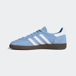 Adidas Origins Handball Spzl rutschfeste, niedrig geschnittene Boardschuhe für Herren und Damen im gleichen Stil, Weiß, Blau