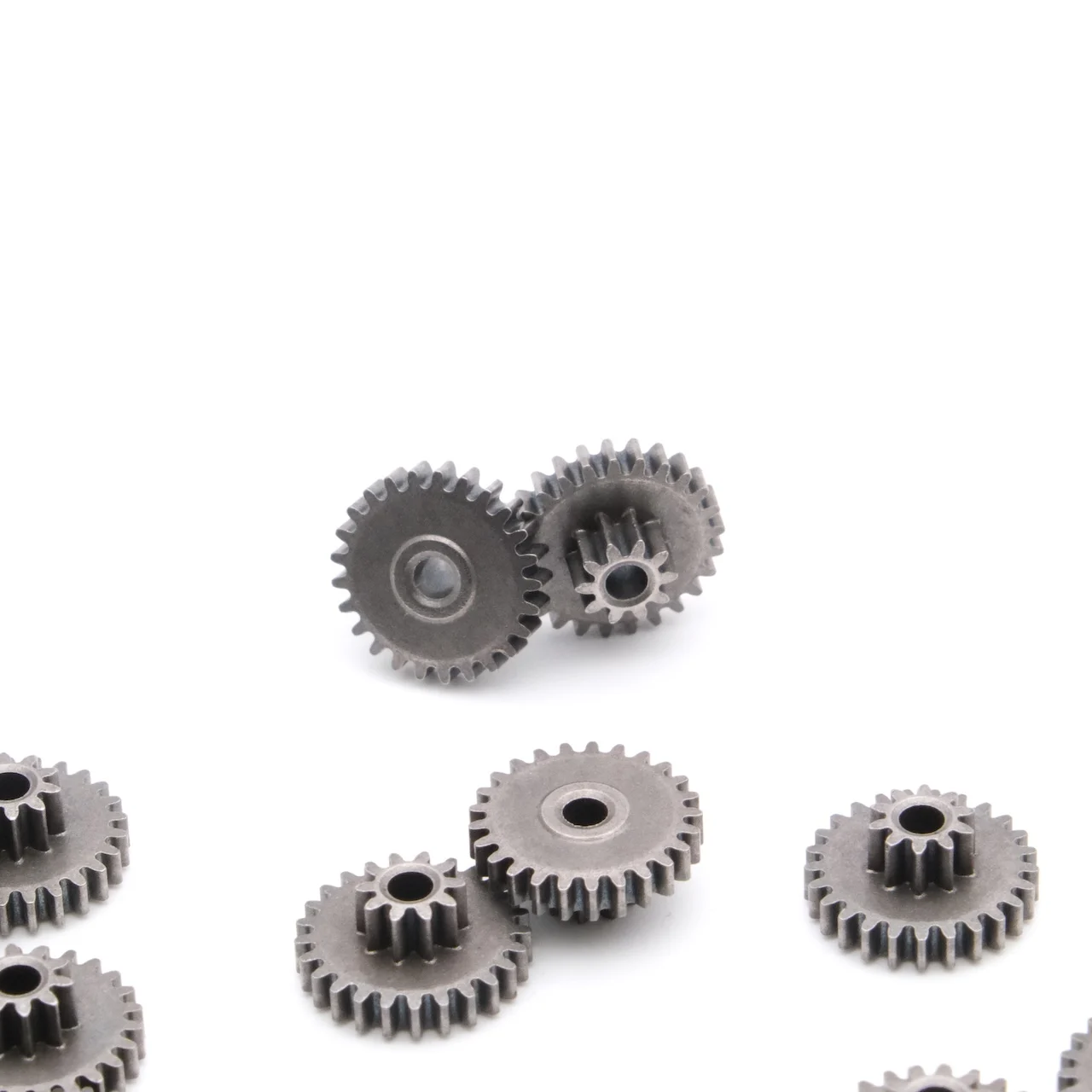 2/3mm Double-Layer Reduction Variable Speed Gear M0.4 10/22 14/36 Teeth for Toy Car Gearbox Manual DIY Automatic Feeder