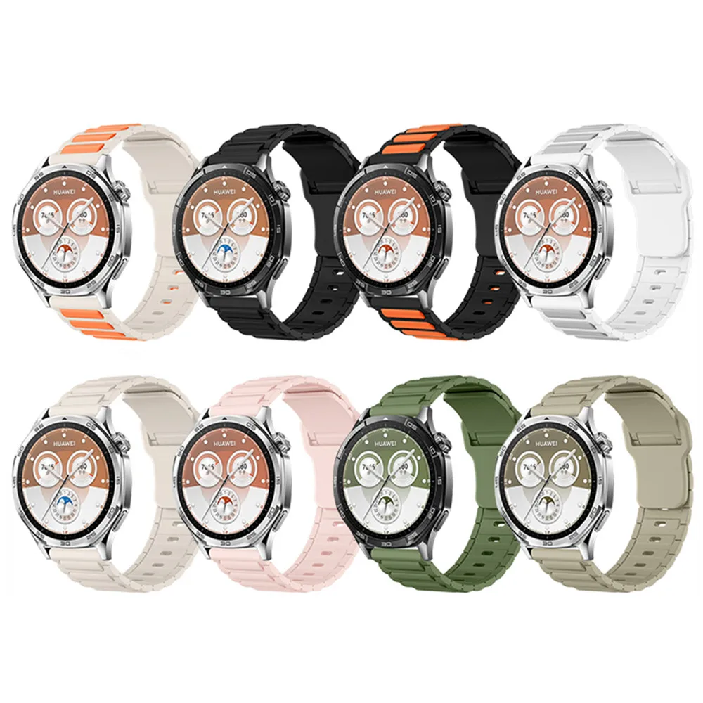 Универсальный ремешок для часов 18 мм, 20 мм, 22 мм для ticwatch 2 E E2 E3 pro3/Realme Watch 2 3 Текстурированный силиконовый ремешок для Huawei Samsung