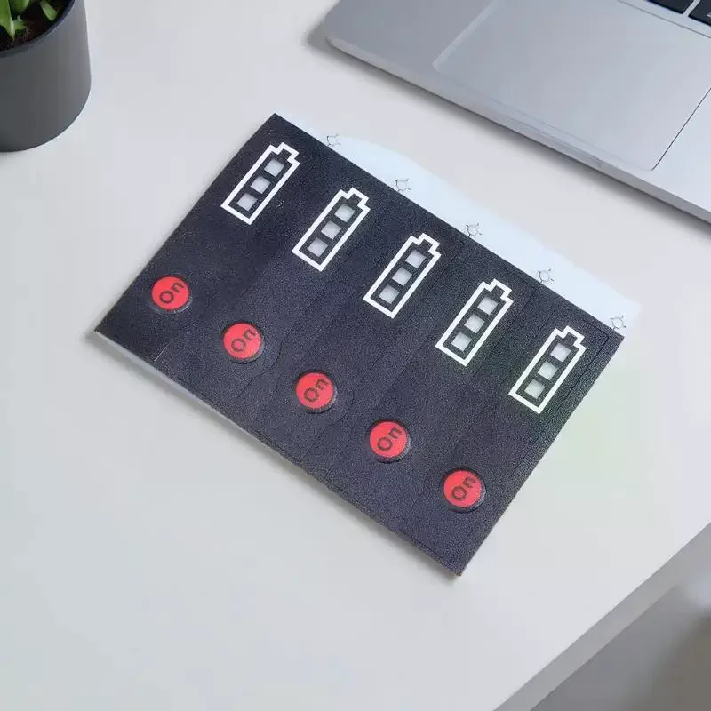 5/10Pcs 14.4V 18V Lithium Battery Case LED Key Sticker Label Tag for Li-ion Battery Pack Repair Accessories
