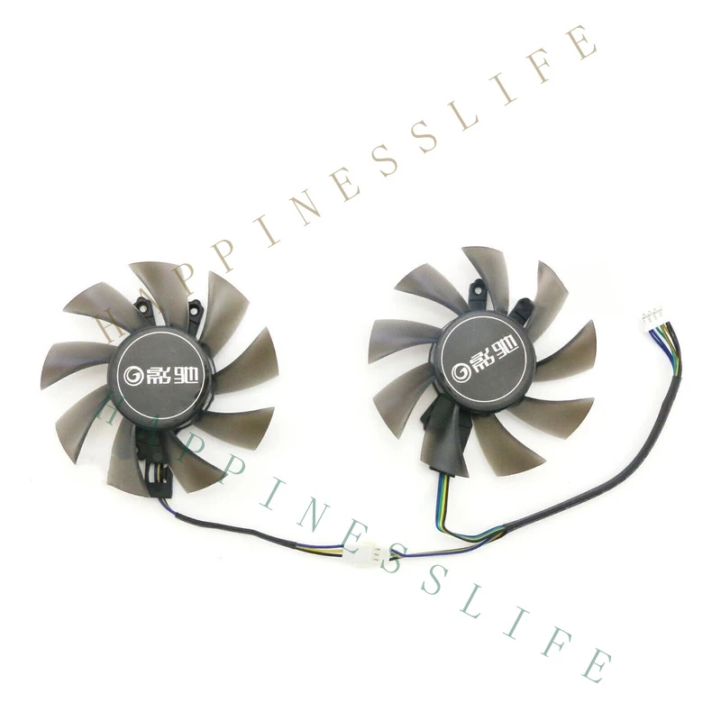 

GR+ 2pcs/set GA82S2H Cooling Fan Cooler for GALAX P106-100 3GB/6GB Graphics Card