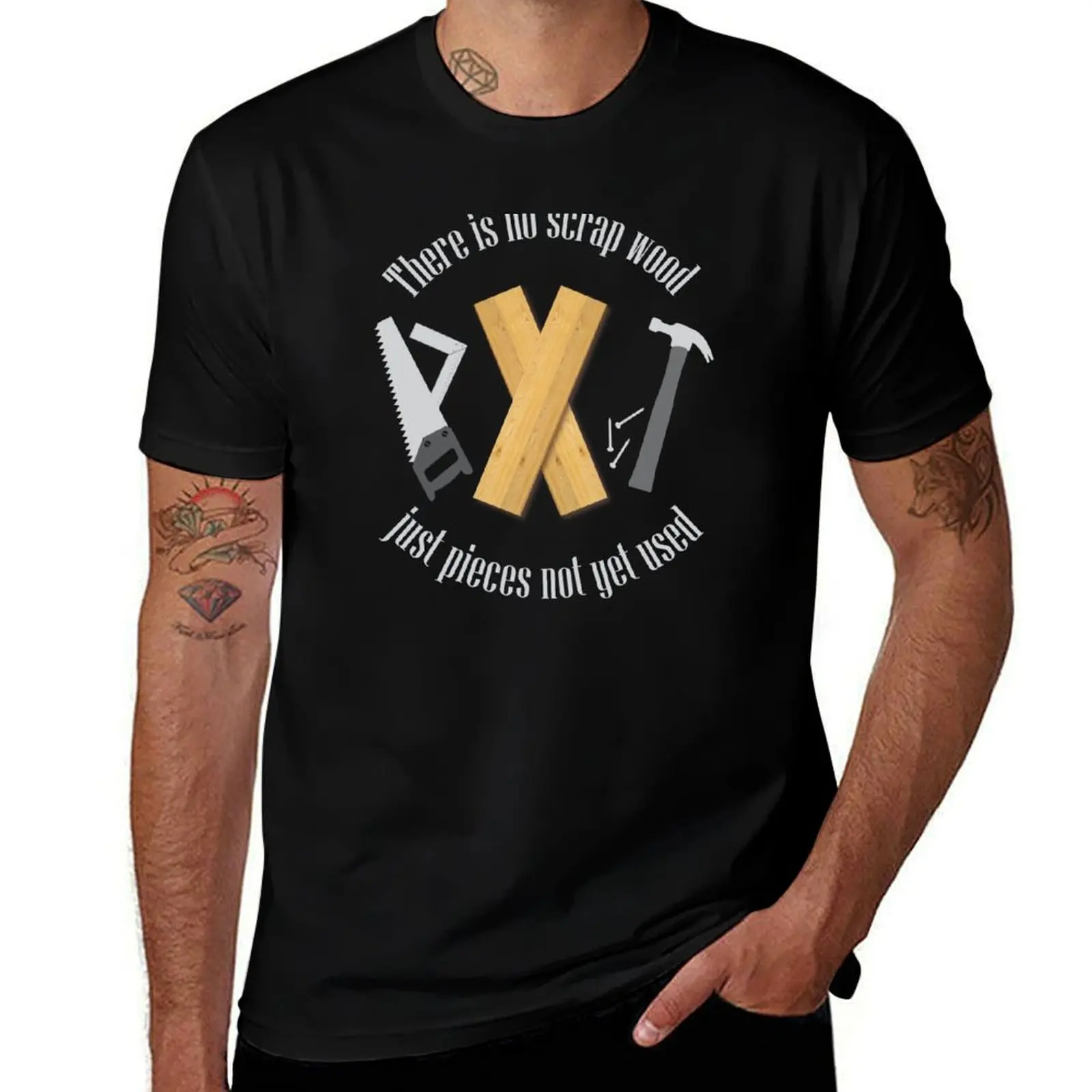 Handyman Woodworking Carpentry Shirt For Carpenter Gift DIY T-Shirt Daily Work Short Sleeve Top