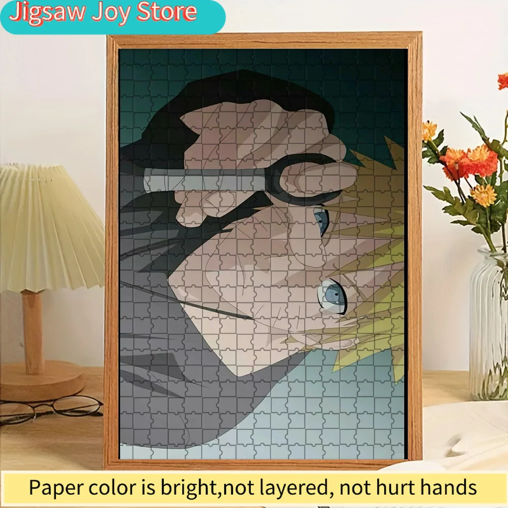 

Anime Naruto Uzumaki Kunai Action Scene Paper Puzzle, Premium Thick Paper Material, High Definition Vivid Printing, Educational
