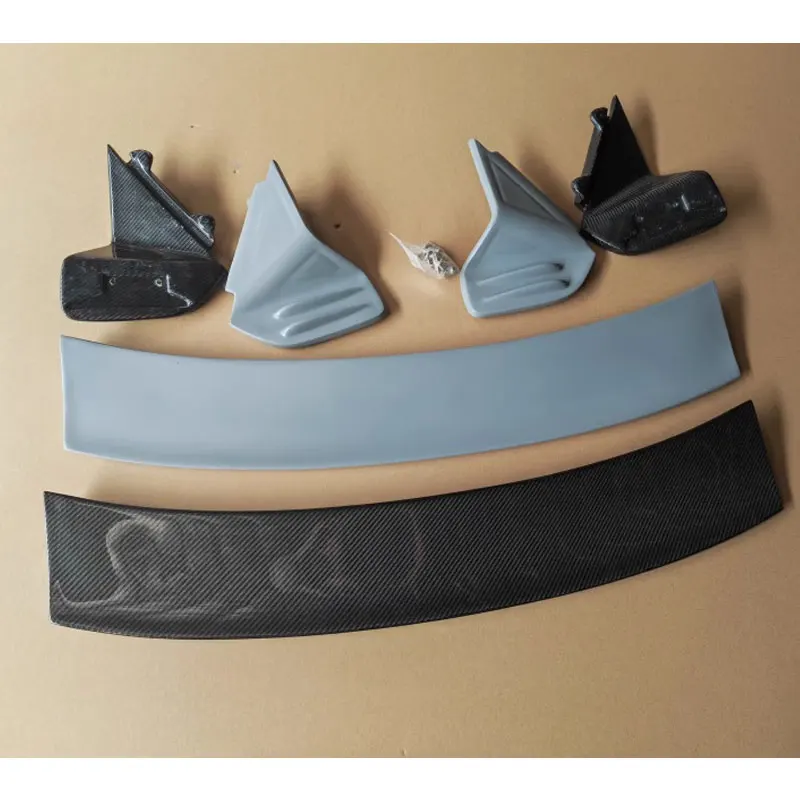 Real Carbon Fiber Roof Spoiler Rear Wing For BMW MINI CooperS R56 Car Rear Window Roof Wing Splitter Wind Deflector 2007-2013