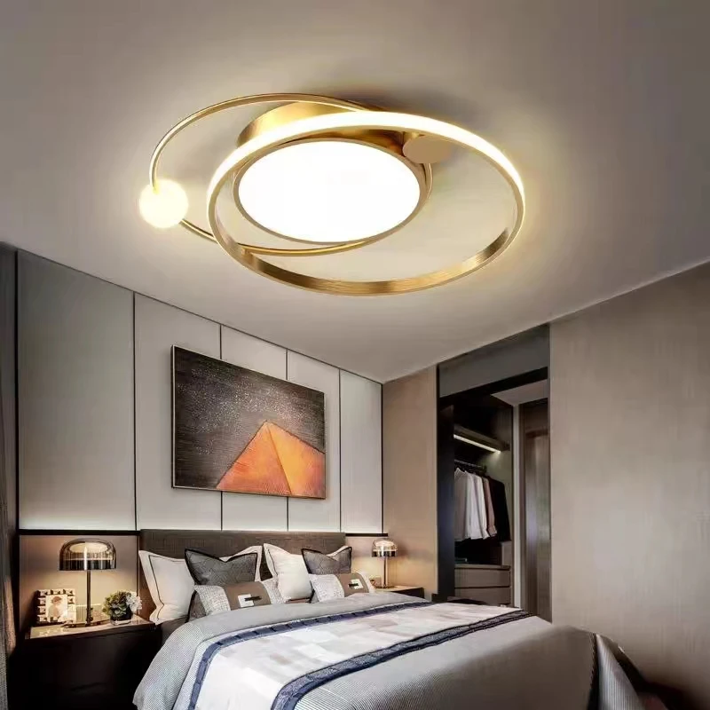 Modern Led Chandelier For Bedroom Living Room Kitchen Study Ceiling Lamp Household Nordic Creative Atmosphere Fixture