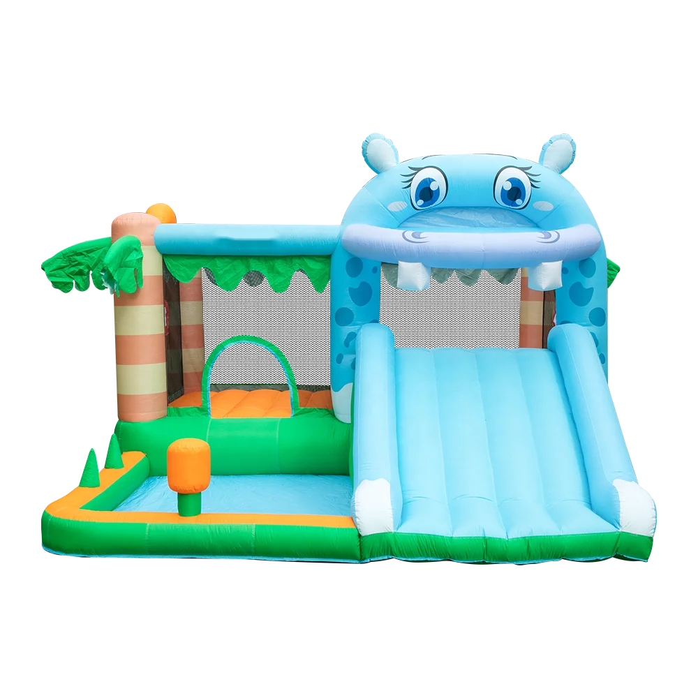 White Bounce Bed Jumping Castle Bounce House Wedding Inflatable Castle Suitable For Birthday Wedding Parties Indoor And Outdoor