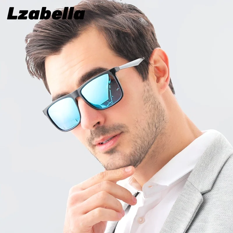 

Lzabella New Prescription Glasses Men's Sunglasses Square Fashion Driving Fishing Sunglasses Polarized 0 ° Sunglasses 6127
