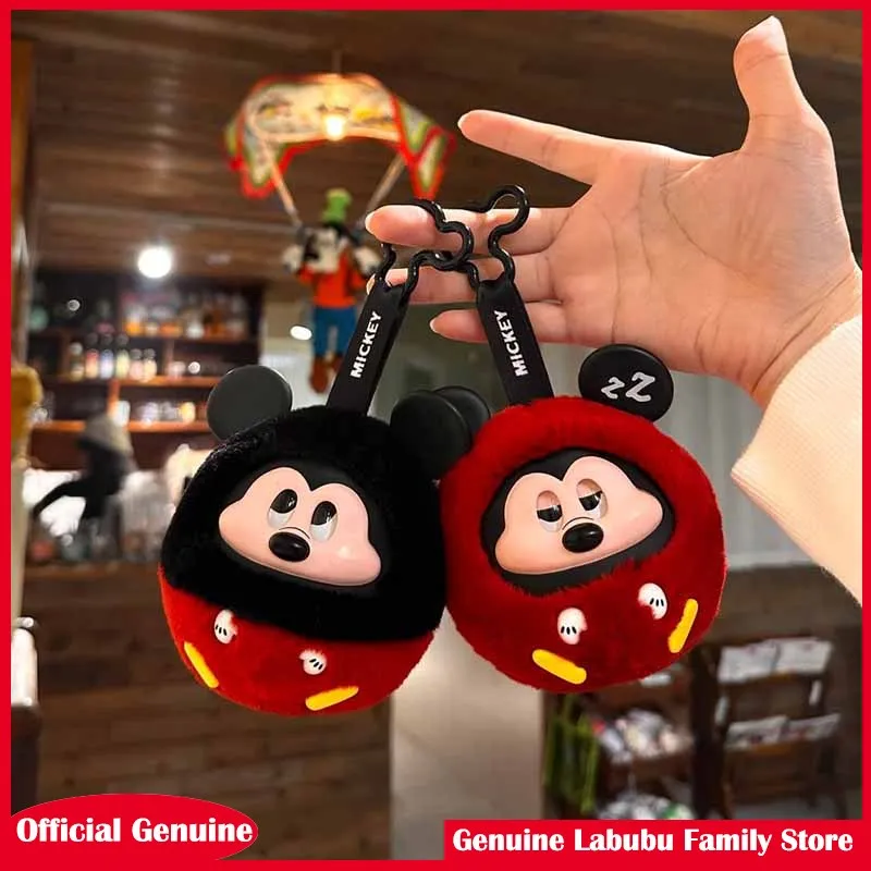 

Оригинальный Miniso Mickey Fun Crash Series слепая коробка кулон мультфильм Микки виниловая кукла милая сумка кулон Mystery Box игрушка кавайный подарок
