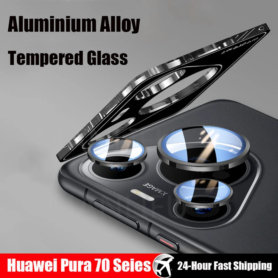 Aluminium Alloy Tempered Glass For Pura70Ultra Len Film Cover Protection on Huawei Pura 70 Pro Plus Ultra Camera Lens Protector