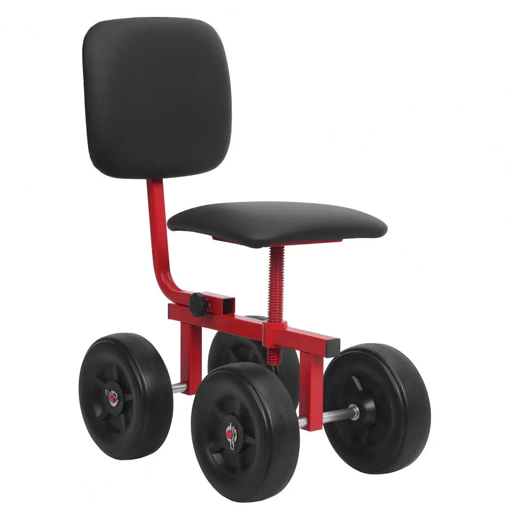 

Garden Cart Rolling Stool With Wheels,Stable Workseat Sturdy Cart Adjustable Seat Height And Direction,Gardening Helper,Planting