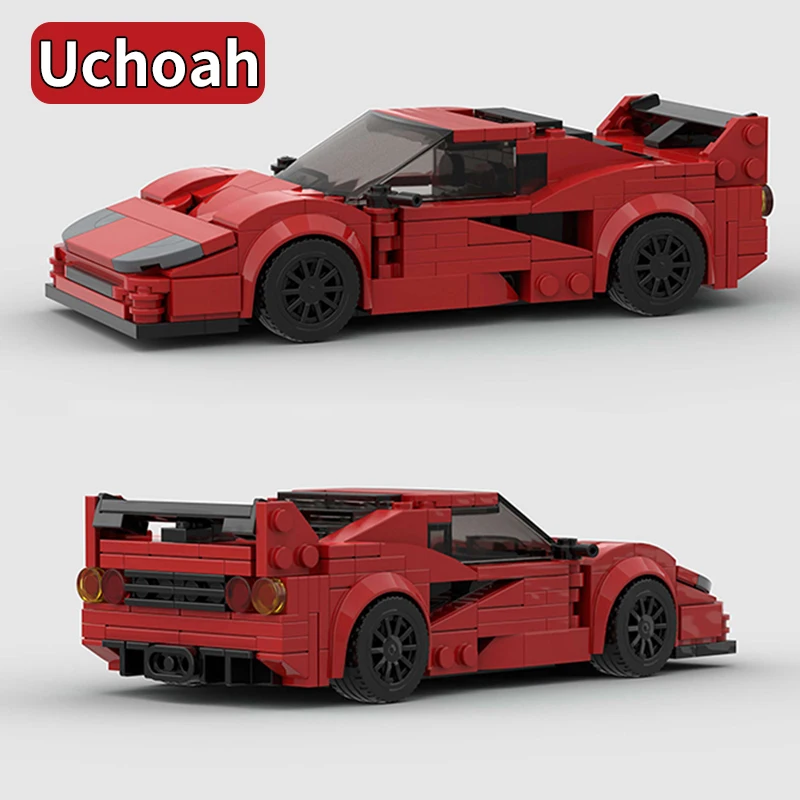 323 PCS Classic Racing 10374 F50 Compatible MOC-49743 Sports Car  Splicing Assembly Building Block Toy Model DIY Kids Gift Gift