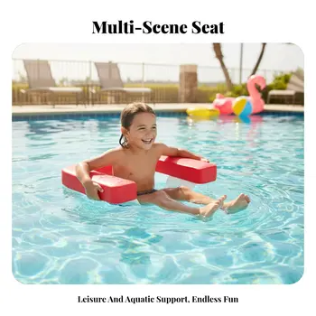 Water Pool Hanging Chair for Adults & Kids, Pool Float Board, Buoyancy Strip, Water Toy, Aquatic Accessory