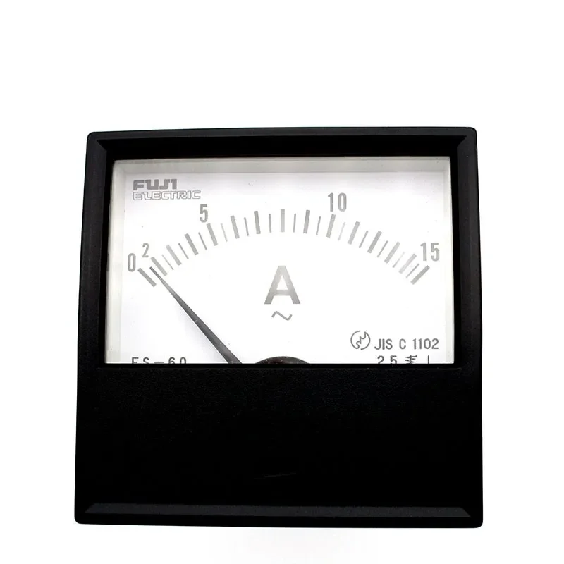 العدادات الحالية اليابان فوجي FS-60 التيار المتناوب مقياس التيار الكهربائي CT 15A مؤشر الرأس الميكانيكي