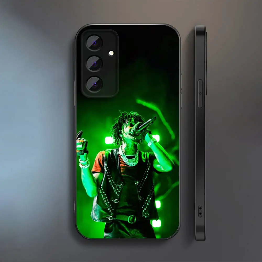 حافظة هاتف Make America Slime مرة أخرى Y-YoungBoy لهاتف Samsung S 25,24,23,22,30,21,10,9,Ultra,Plus,Lite,FE,4,5G حافظة سوداء ناعمة