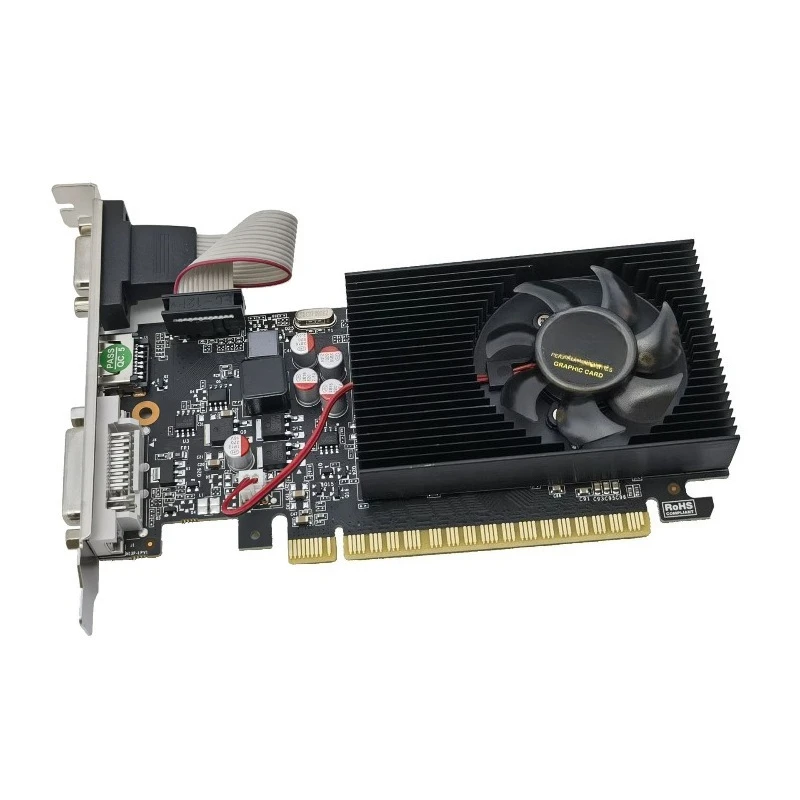 For GT730 Original 4GB DDR3 Desktop Office Computer All-in-one Computer Half-height Knife Card Foreign Trade Graphics Card 2