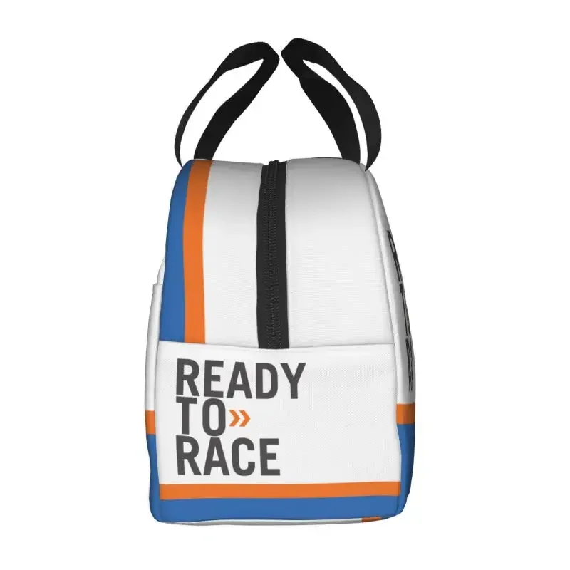 Ready To Race Lunch Bag Leakproof Cooler Thermal Insulated Bento Box For Women Kids School Children Travel Food Tote Bags