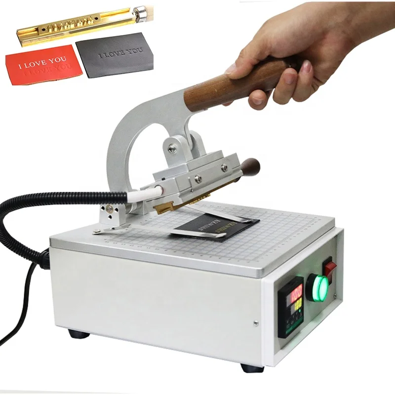 Custom Logo Hot Foil Stamping Machine Manual Bronzing Machine For PVC Card Leather Paper Pencil Stamping Machine