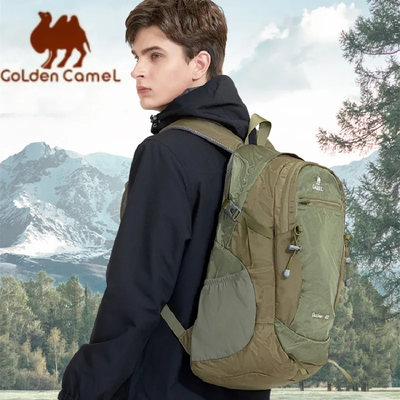 GOLDEN CAMEL 남성용 방수 배낭, 스포츠 여행 등산 캠핑 가방, 야외 전술 배낭 하이킹, 40L 등산가방 등산 배낭 