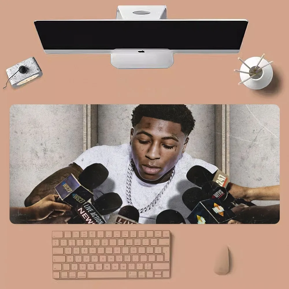 Youngboy لم يكسر مرة أخرى، لوحة ماوس كبيرة لحساب الألعاب، حصيرة لوحة مفاتيح الكمبيوتر الشخصي