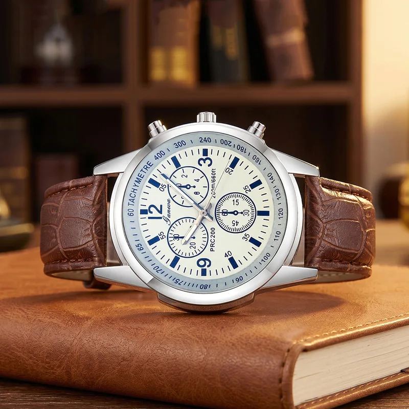 Men's Belt Watch Ultra Thin and Simple Business Watch Men's Edition