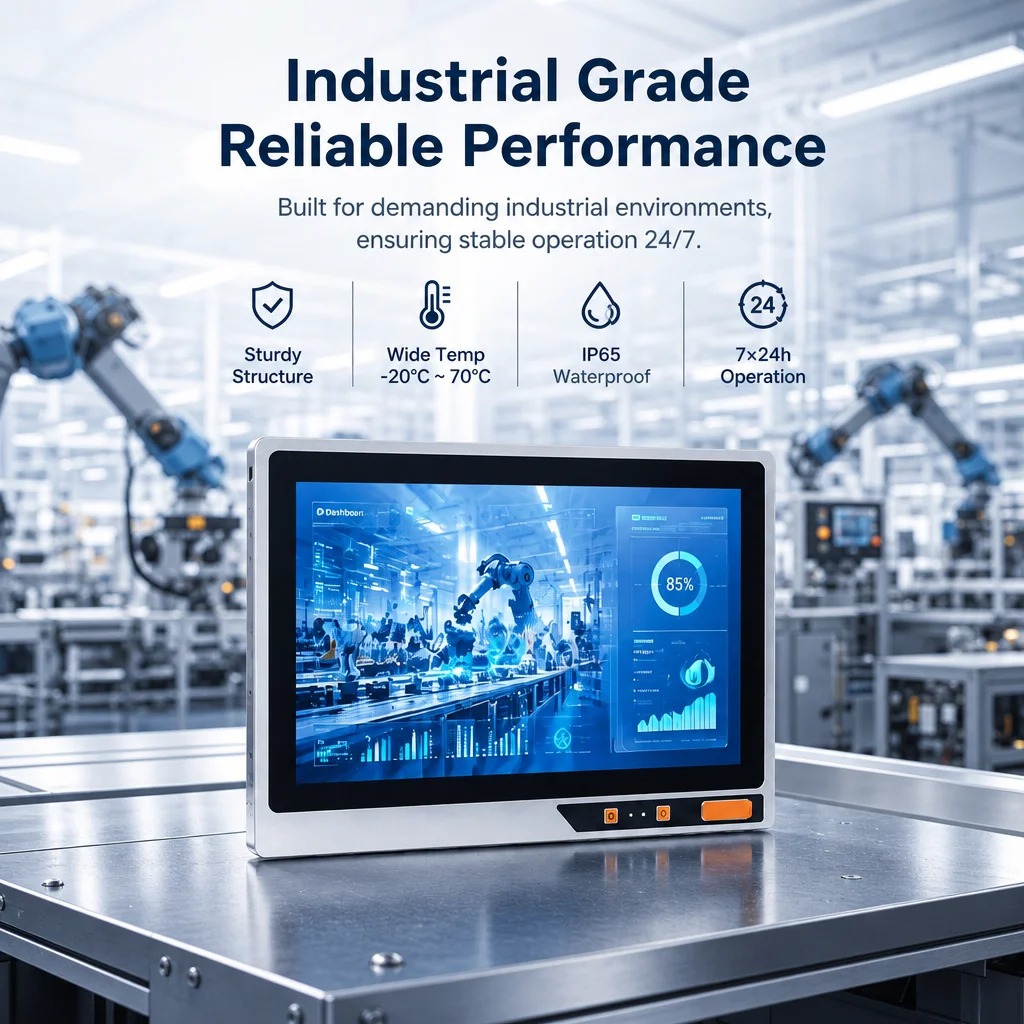 Industrial All in One PC 10.4 12.1 15 15.6 17 17.3 18.5 19 21.5 Inch Capacitive Touch Computer Intel Core i3 i5 i7