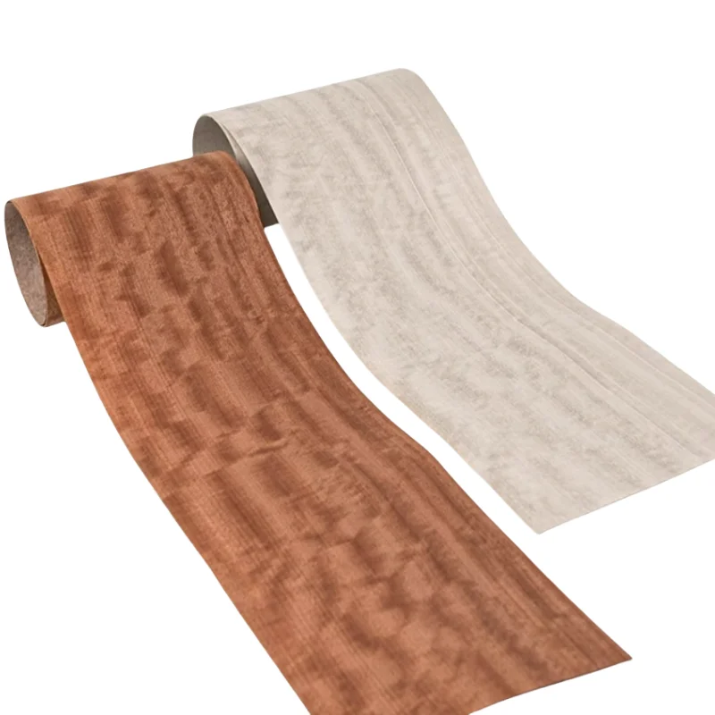 ย้อมธรรมชาติ McGli Shadow ไม้วีเนียร์ตกแต่งเฟอร์นิเจอร์ผนังตู้ (backing ผ้าไม่ทอ) L:2.5 เมตร W:15-25 ซม.T:0.2 มม.