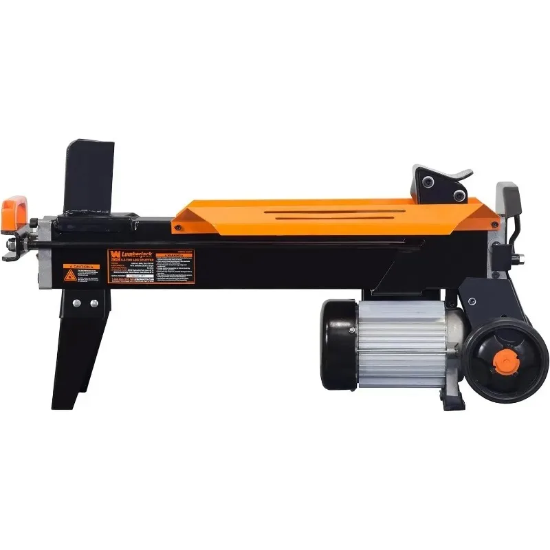 Electric Log Splitter, 6.5-Ton Capacity with Portable Stand (56208) 15A Motor 34-Inch Stand