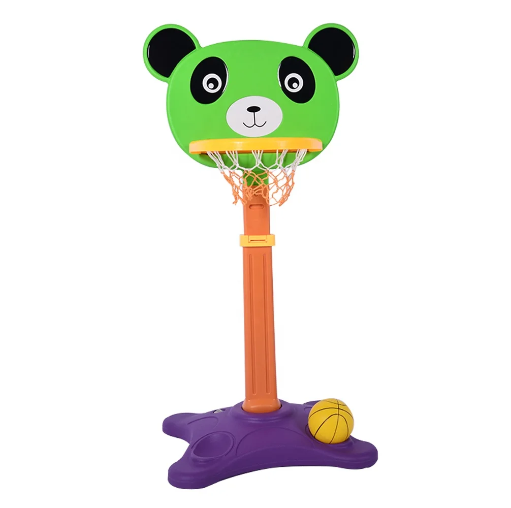 Children Plastic Toys Indoor Mini Adjustable Basketball Hoop Rack Baby Basketball Hoop Toys