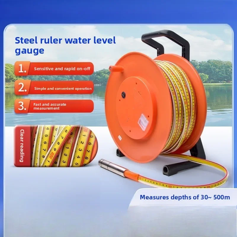 Steel ruler water level gauge, electric water depth sensor, water level gauge