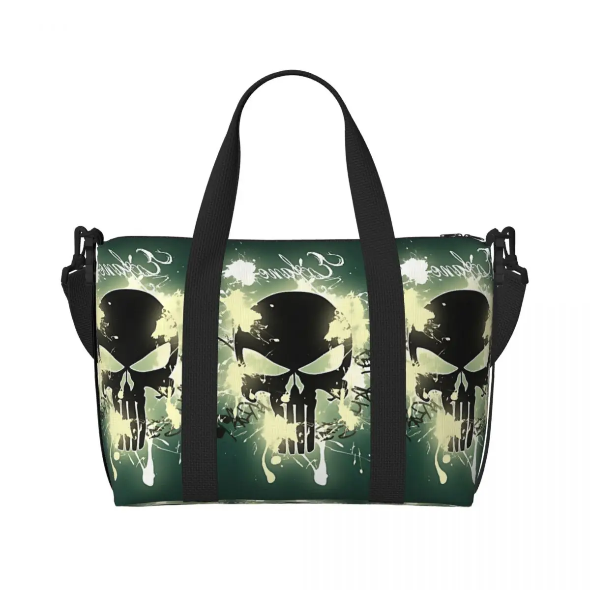 

Сумка-тоут с мультяшным дизайном на заказ, женская большая вместительная сумка с комиксами, модные пляжные дорожные сумки с супергероем для спортзала