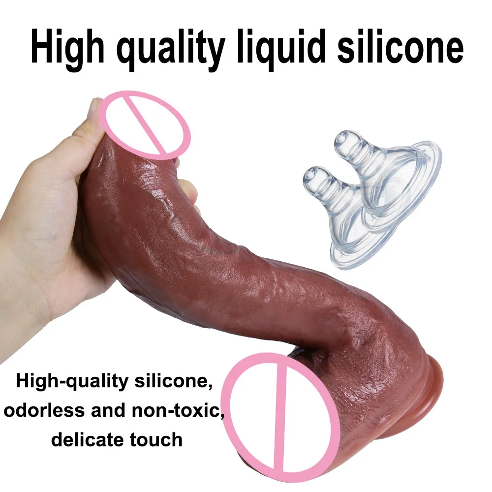 Sexy Dildo Black person for Women Wear large size Anal Plug Vaginal G-spot Stimulation Strapon Penis Adult Sex Toys Dildos 18+