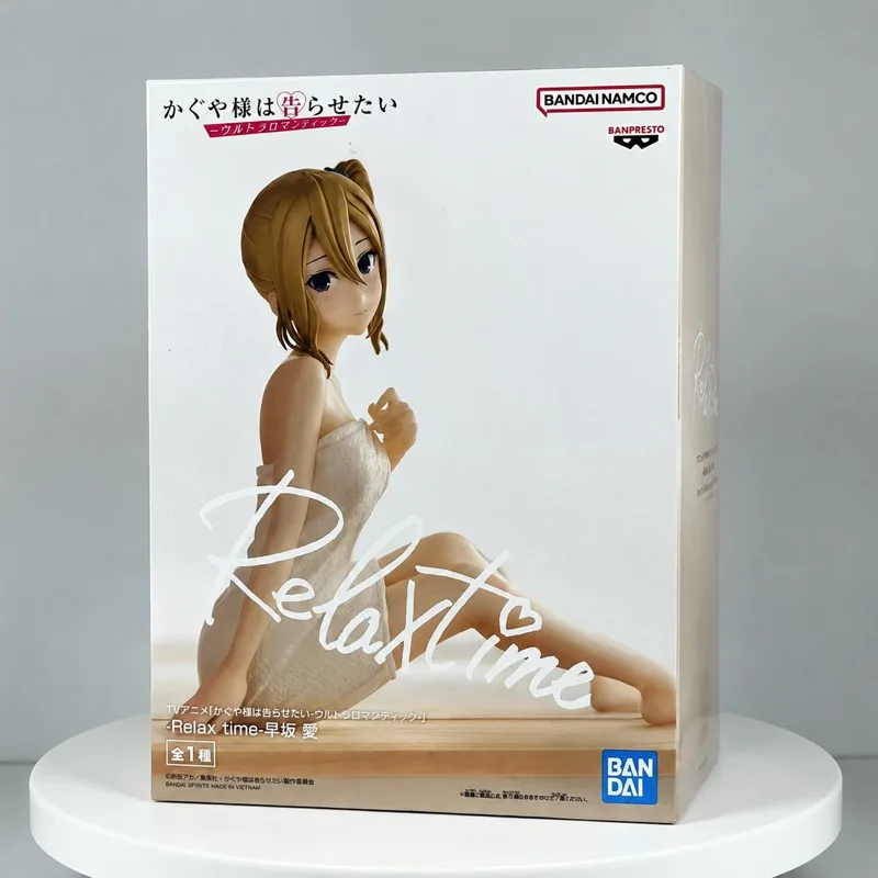 В наличии: Оригинальная фигурка Bandai Banpresto Kaguya Sama Love Is War Ай Хаясака, новая, в коробке, персонаж аниме