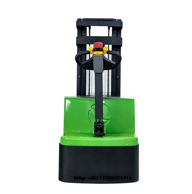 LIEBO 2025 Electric Forklift Pallet Truck Fully Electric Hydraulic Pallet Stacker 900kg Capacity Lithium-Ion Battery Solid Tyres