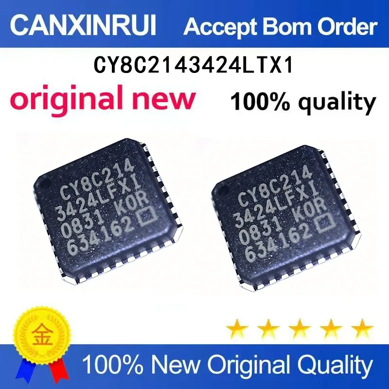 

(5-100 Pieces) Brand new original CY8C214 3424LTX1 CY8C214342LTX1 QFN