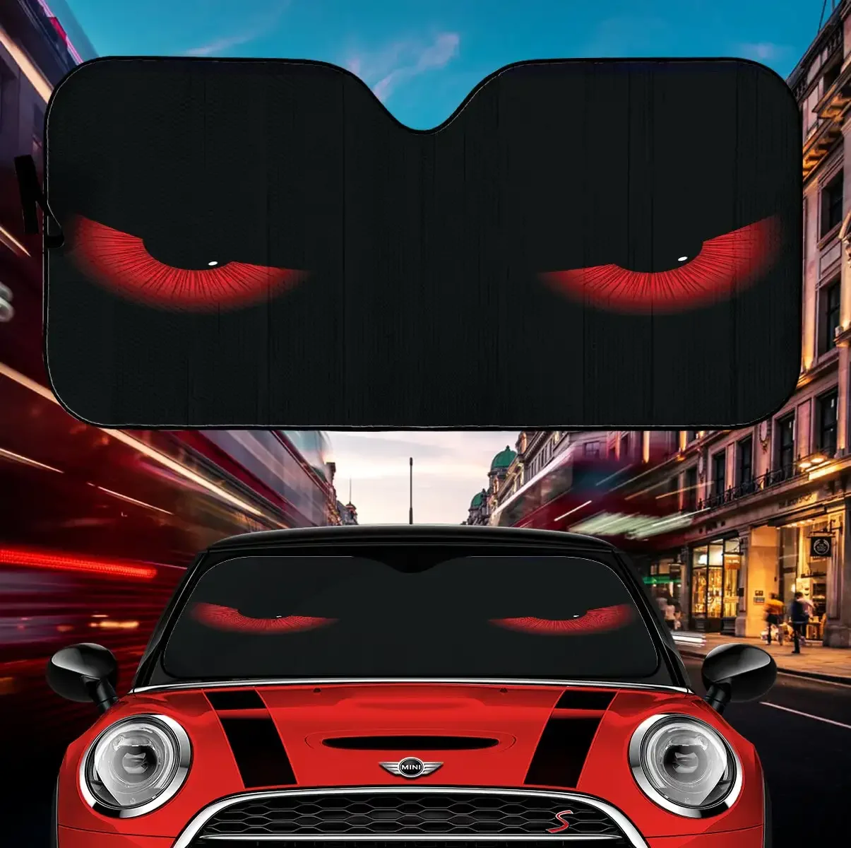 Evil Eyes Car Sun Shades Windshield Accessories Decor Gift