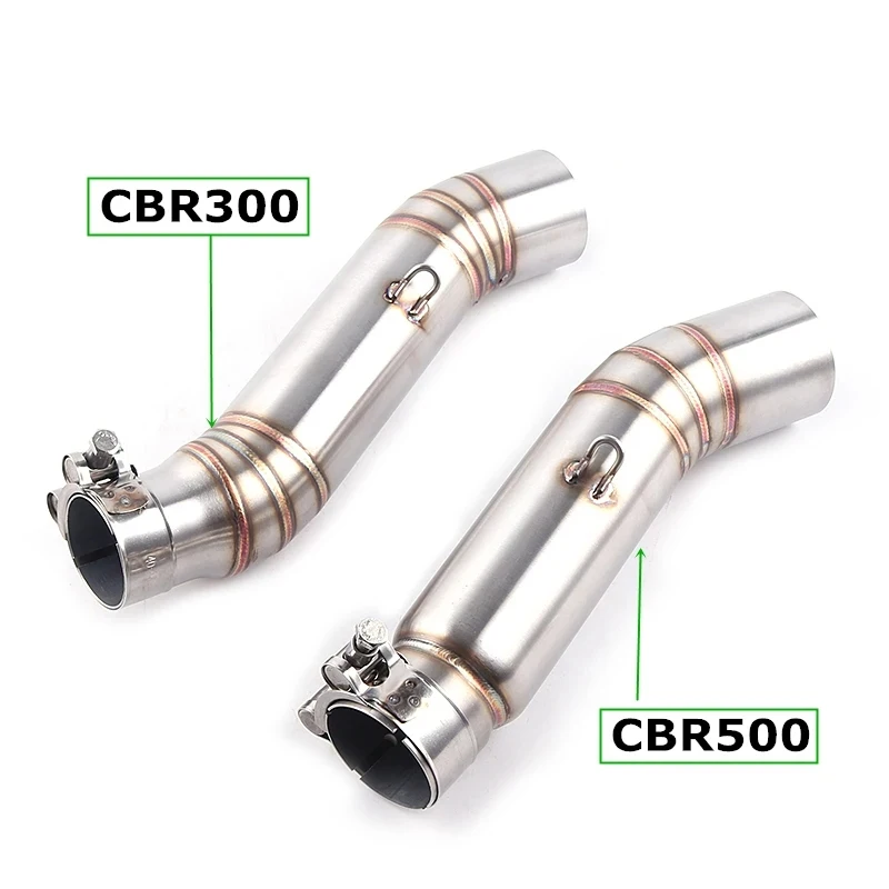 CBR500 CBR 500R CBR300 Motorcycle Exhaust Contact Middle Pipe Connector For HONDA CBR500R CBR 300 CBR300 2012 to 2015